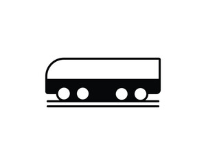 Train transport icon vector symbol design illustration.