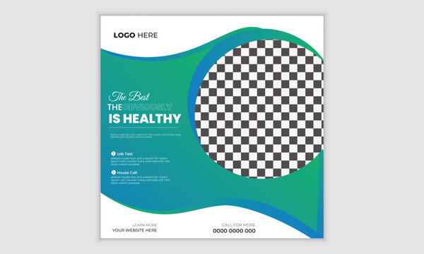 medical social media post design