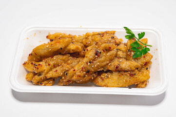 ごぼうの甘辛揚げ