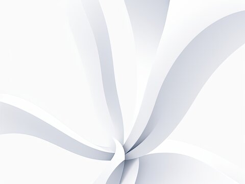 Abstract white forms background in free photo