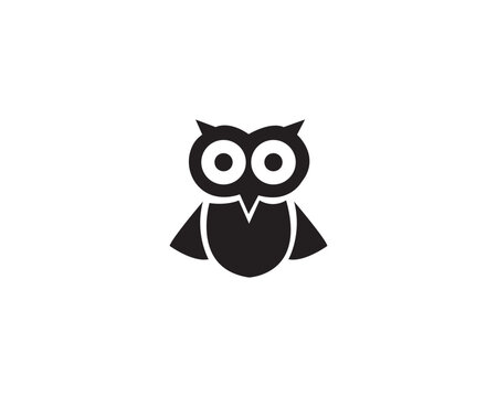 Owl icon vector symbol design illustration