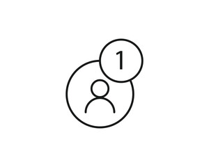 Profile icon vector symbol design illustration