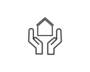 Property icon vector symbol design illustration