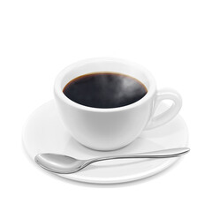 コーヒー イラスト リアル