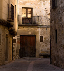 Old street in Pedraza, Spain