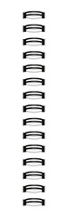 Relistic Black Dubble Binder Ring