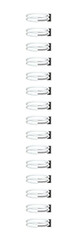 Relistic White Dubble Binder Ring-1