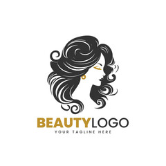 Vector Women beauty care salon logo design