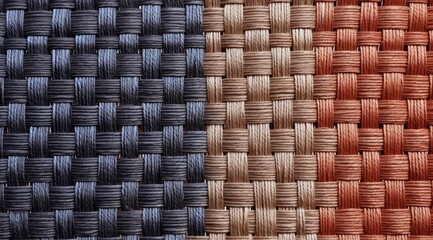 colorful woven plastic pattern texture, jewel tone background wallpaper