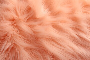 Fur Peach Fuzz background in fluffy splash with space for text. Color of the year for design and cover