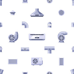 Seamless Pattern Featuring Ventilation Elements, Creating A Stylish And Modern Design That Repeats, Vector Illustration