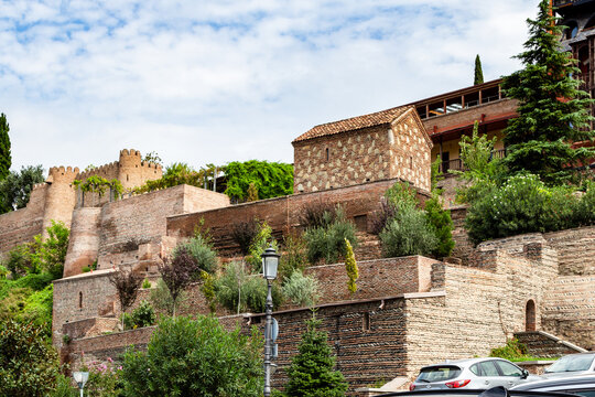 Darejan Palace walls in Avlabari of Tbilisi city