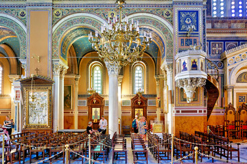 Athens Greece. The Mitropolis Cathedral