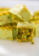 Pistachio fudge