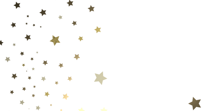 Starlit Christmas Shower: Mesmeric 3D Illustration Depicting Descending Holiday Star Particles