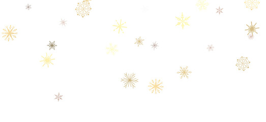 Snowflakes - new year pattern. Christmas theme, golden openwork shiny snowflakes, star, 3D...