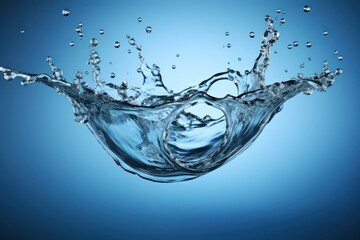 Splash Flow Water With Fresh Drops