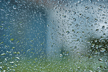 rain drops on window