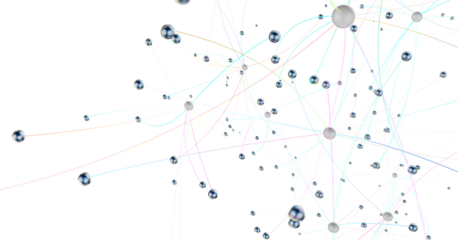 Abstract futuristic - technology with polygonal shapes on dark blue background.