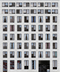 Facade view of modern building