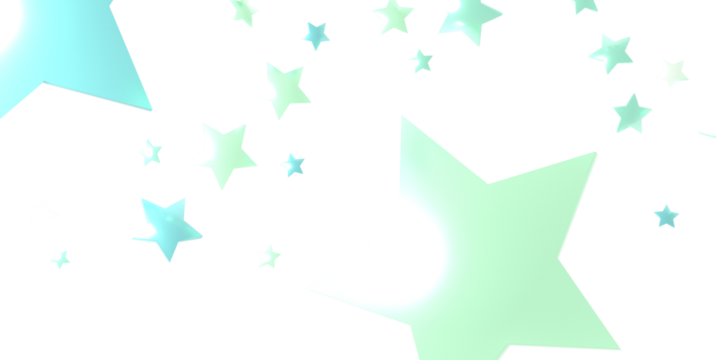 blue stars of confetti. - Powered by Adobe