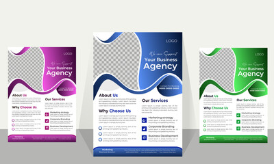 business flyer design template 