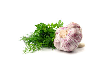 Garlic Cloves, Garlic Clove Group, Seasoning Bulb, Natural Spices Food Ingredient