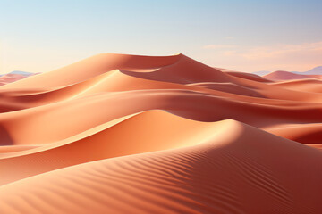 Fototapeta na wymiar Uninhabited Desert Stretch, Empty Backdrop