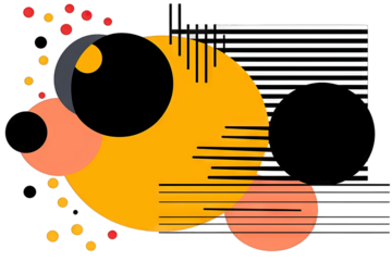 minimal geometry hipster fashion style vintage business wave figure card texture modern background line graphic design element isolated vector Abstract geometric shape memphis doodle circle