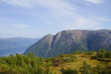 landscape in the mountains