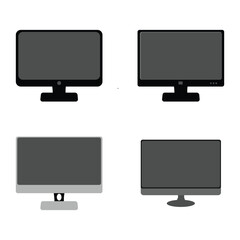 computer and laptop icon design