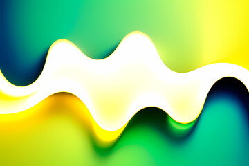 Modern colorful abstract green yellow background with wave lines. vector illustration design. for presentation background, brochure, card, flyer, brochure, banner, poster.