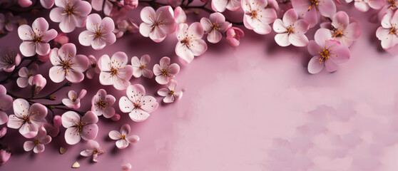 Obraz premium Sea of flowers in shades of pink: Elegant arrangement for stylish backgrounds