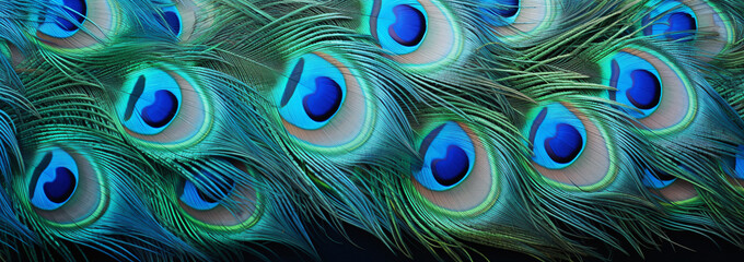 Obraz premium peacock feather background