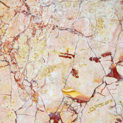 Marble beige and red stone pattern useful as background or texture