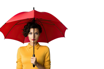 parasol open hold handle hand female fashion elegance creative copy colourful colours closeup climate card blue autumn accessory Woman holding beautiful umbrella color background space design