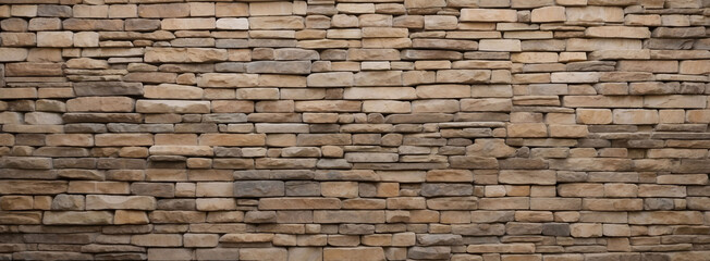 Obraz premium horizontal modern brick wall for pattern and background.