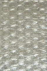 Plastic air bubble protection foil wrap texture background
