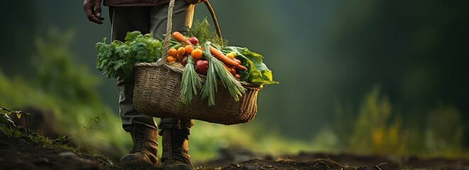 koszyk świeżych warzyw i owoców © Bear Boy 