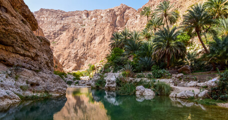 Fototapeta na wymiar Wadi Ash Shab, Oman