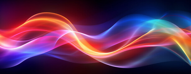 Multicolored Energy Flow Background