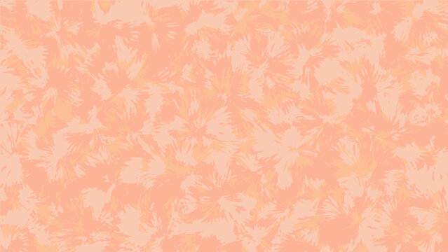 Abstract background pattern of floral theme with color of the year 2024 Peach. Fashion and luxury delicate pastel backdrop. Ideal for print, fabric, wallpaper, cover, banner, wrapping paper