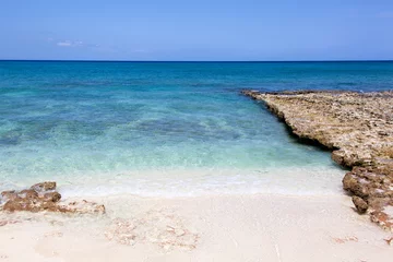 Crédence de cuisine en verre imprimé Plage de Seven Mile, Grand Cayman Grand Cayman Island Rocky Seven Mile Beach