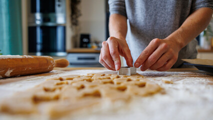 Christmas cookie, baking at home, unique christmas gifts, seasonal.