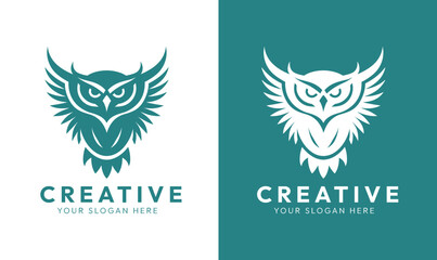 Obraz premium Eagle logo design, eagle minimal logo,