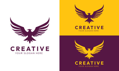 eagle wings creative logo