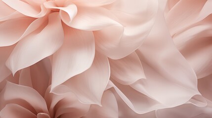 An artistic and delicate arrangement of abstract flower petals, bathed in soft pastel hues that evoke a sense of calm and beauty, embodying the principles of aesthetic minimalism. - obrazy, fototapety, plakaty