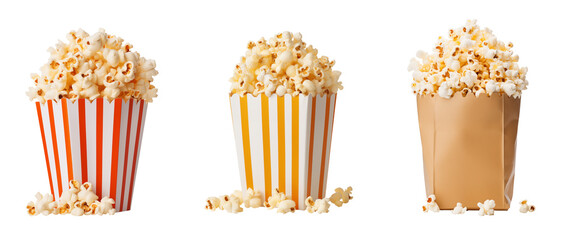 popcorn bag - isolated PNG collection - Transparent background