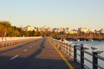 Baku Boulevard. Baku Boulevard is located in the centre of the city. The length of the boulevard on...