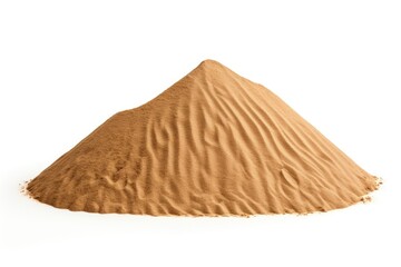 A pile of sand sitting on top of a white surface. Perfect for backgrounds or textures - obrazy, fototapety, plakaty